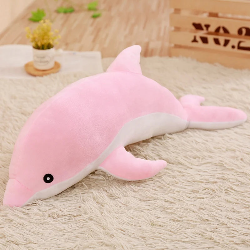 Dilly the Oversized Plush Dolphin