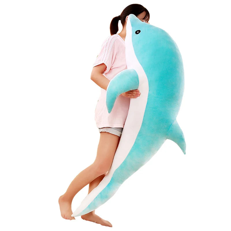 Dilly the Oversized Plush Dolphin