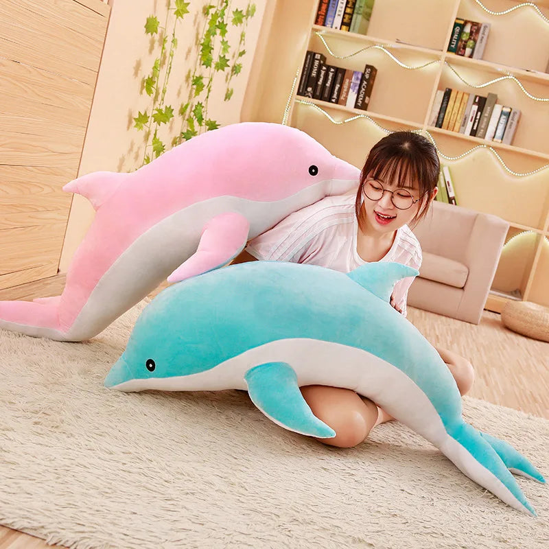 Dilly the Oversized Plush Dolphin