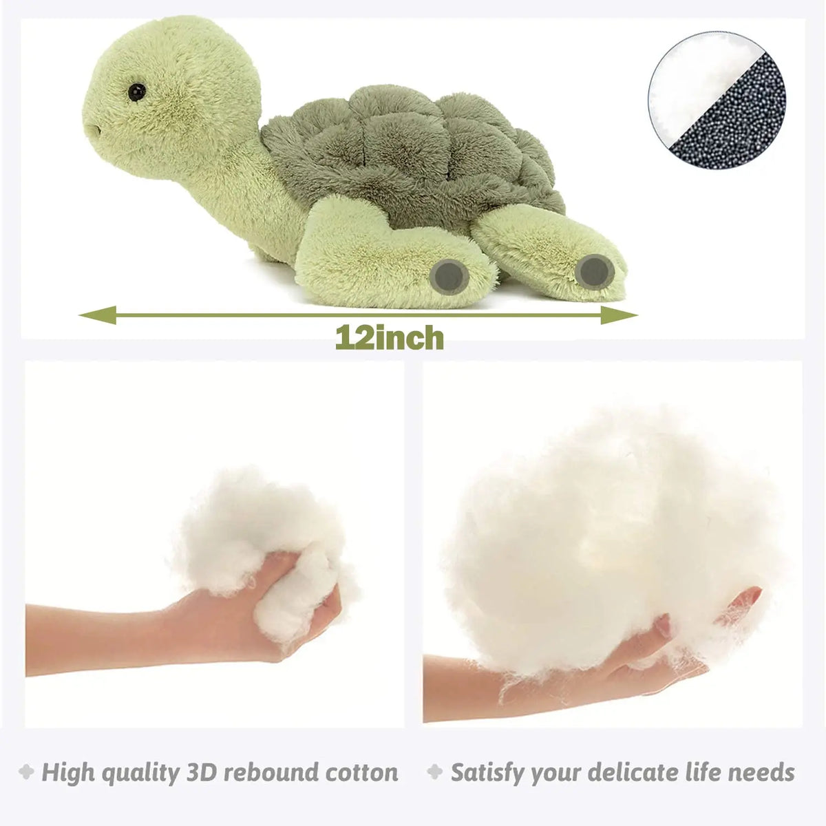 Weighted Plush Turtle