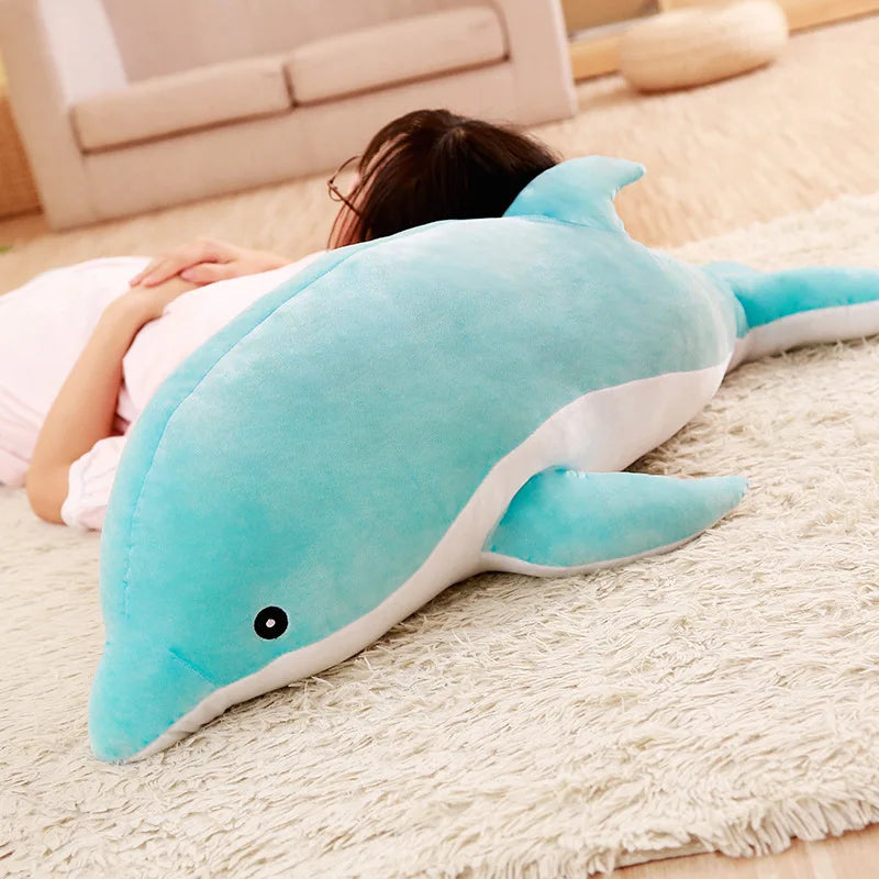 Dilly the Oversized Plush Dolphin